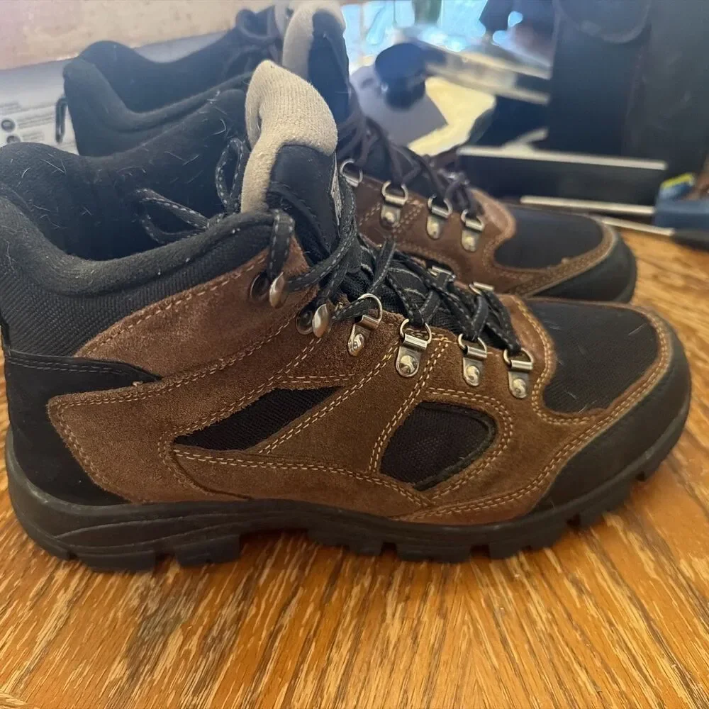 Red Head Hiking Boots Everest II Brown Leather Lace Up Mens